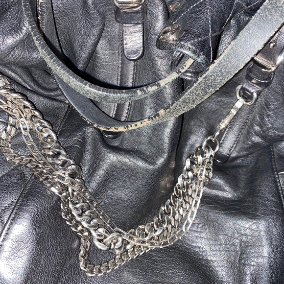 Jimmy Choo Bare Biker Bag - Picture 5 of 9